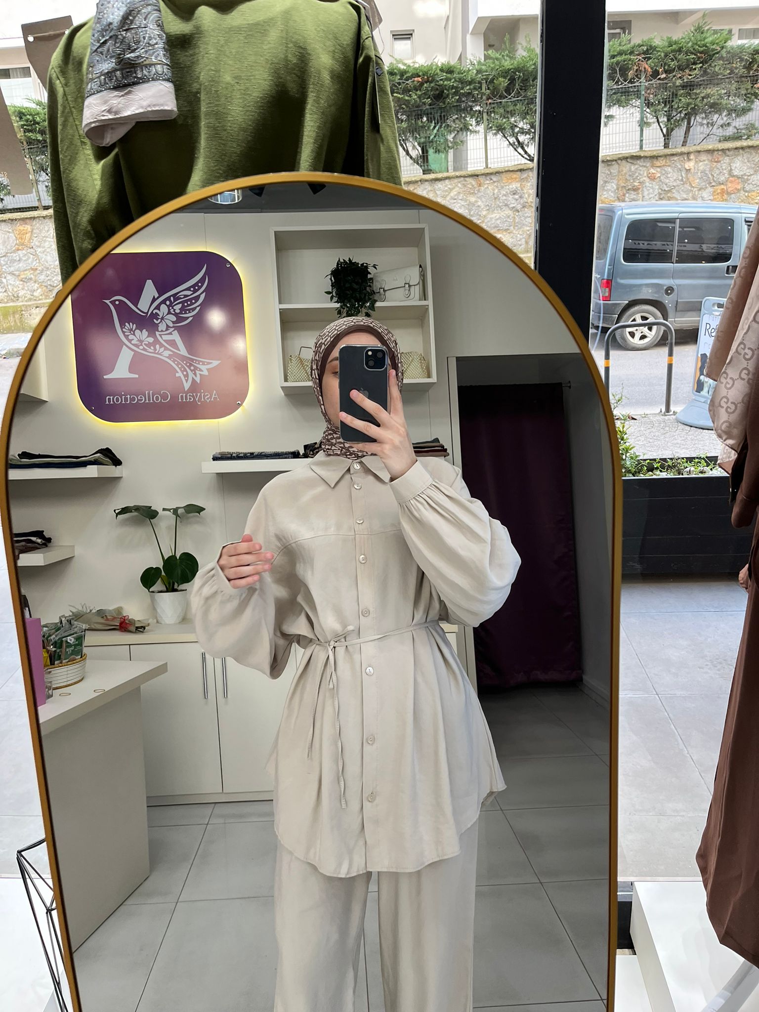 Aşiyan Kupra Tunik Pantolon Takımı