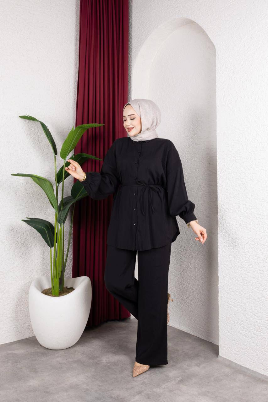 Aşiyan Kupra Tunik Pantolon Takımı