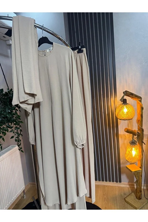 Aşiyan 3lü Tunik Pantolon Şal