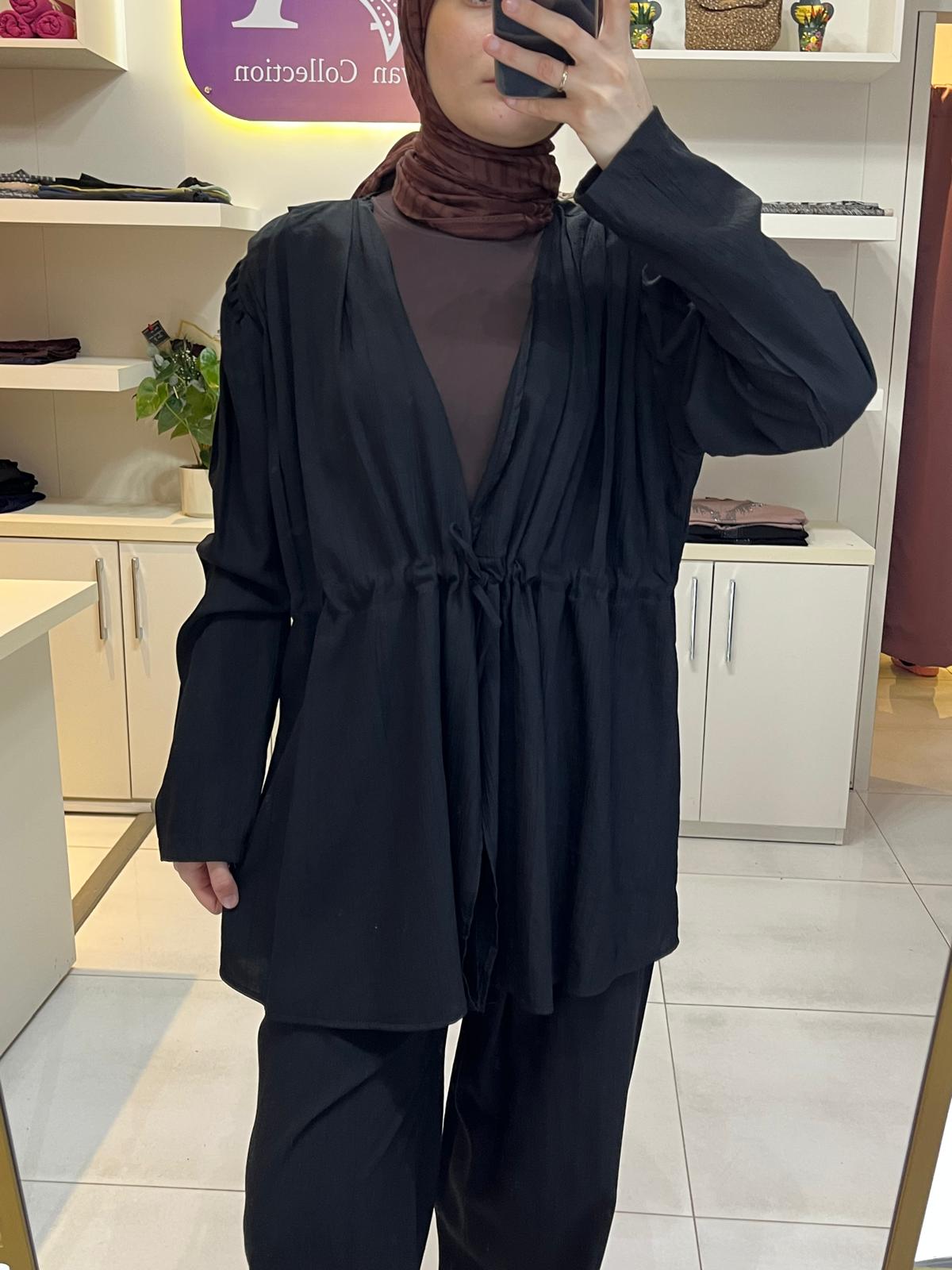 Aşiyan Kimono Pantolon Takım