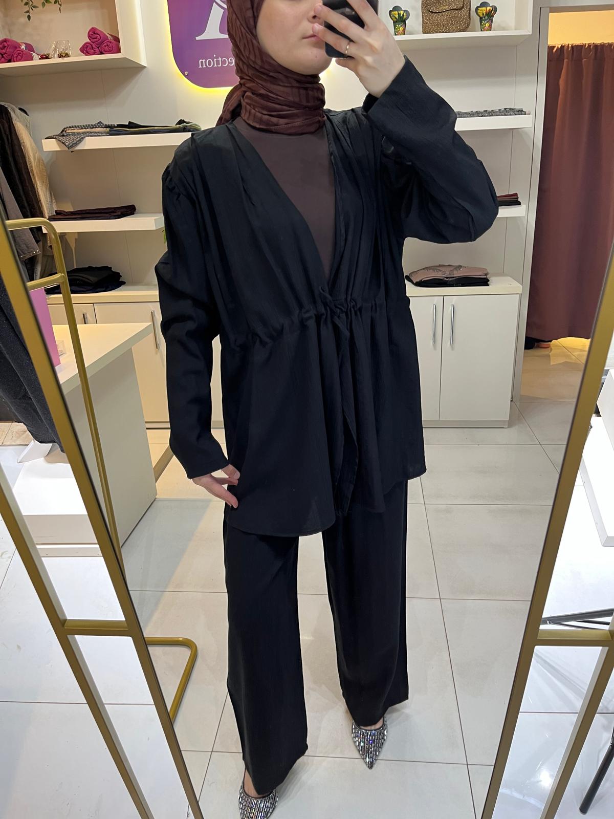 Aşiyan Kimono Pantolon Takım
