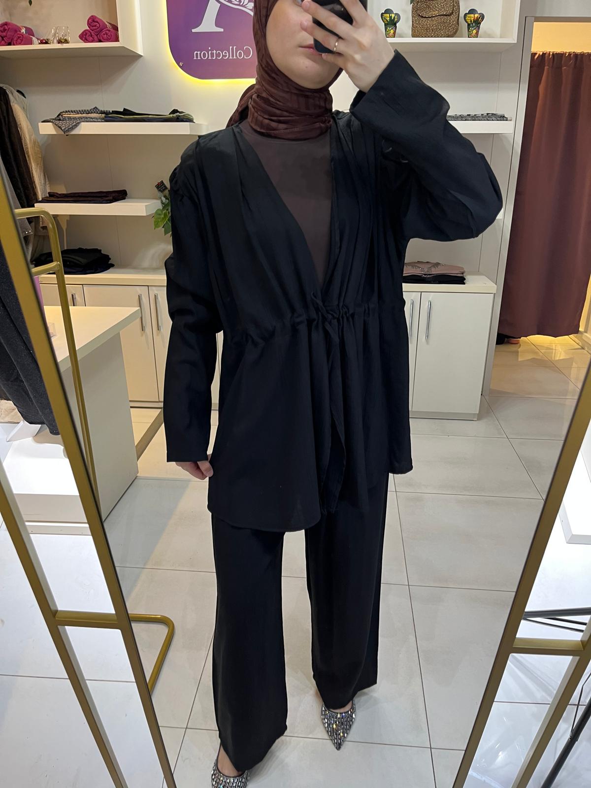 Aşiyan Kimono Pantolon Takım