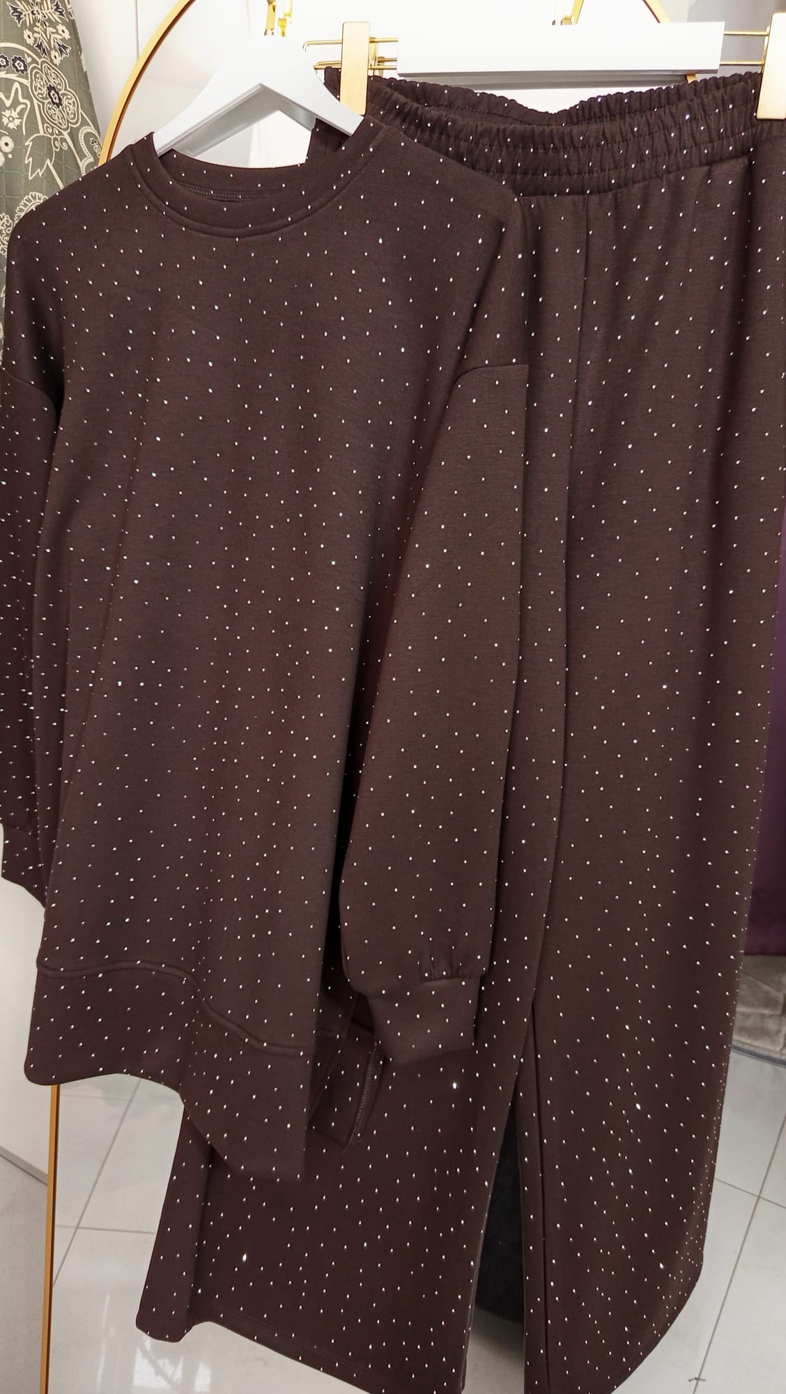 Aşiyan Taşlı Tunik Pantolon Takımı