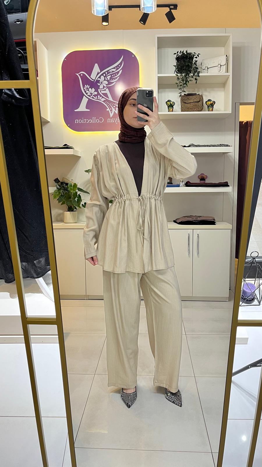 Aşiyan Kimono Pantolon Takım ikinci görünüm