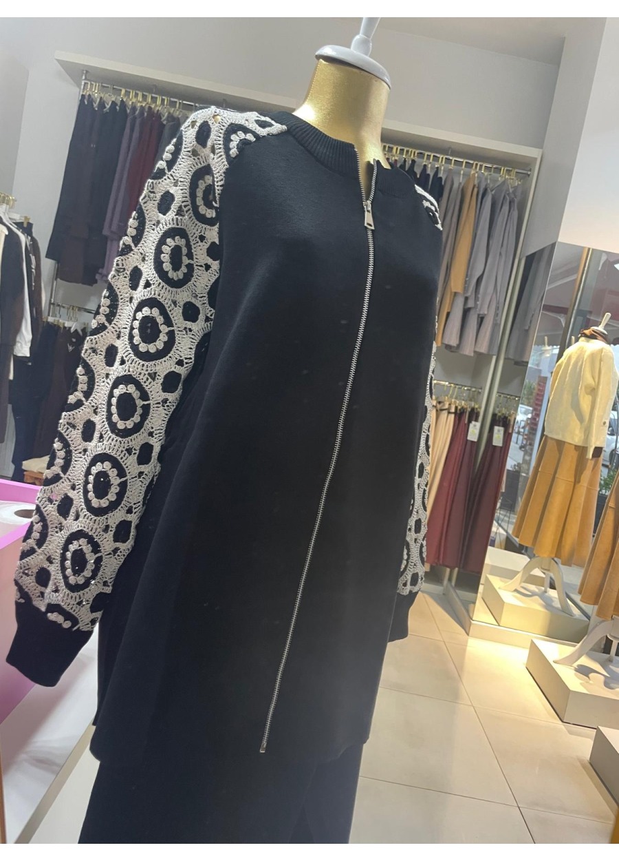 aşiyan dantelli pantolon takımı