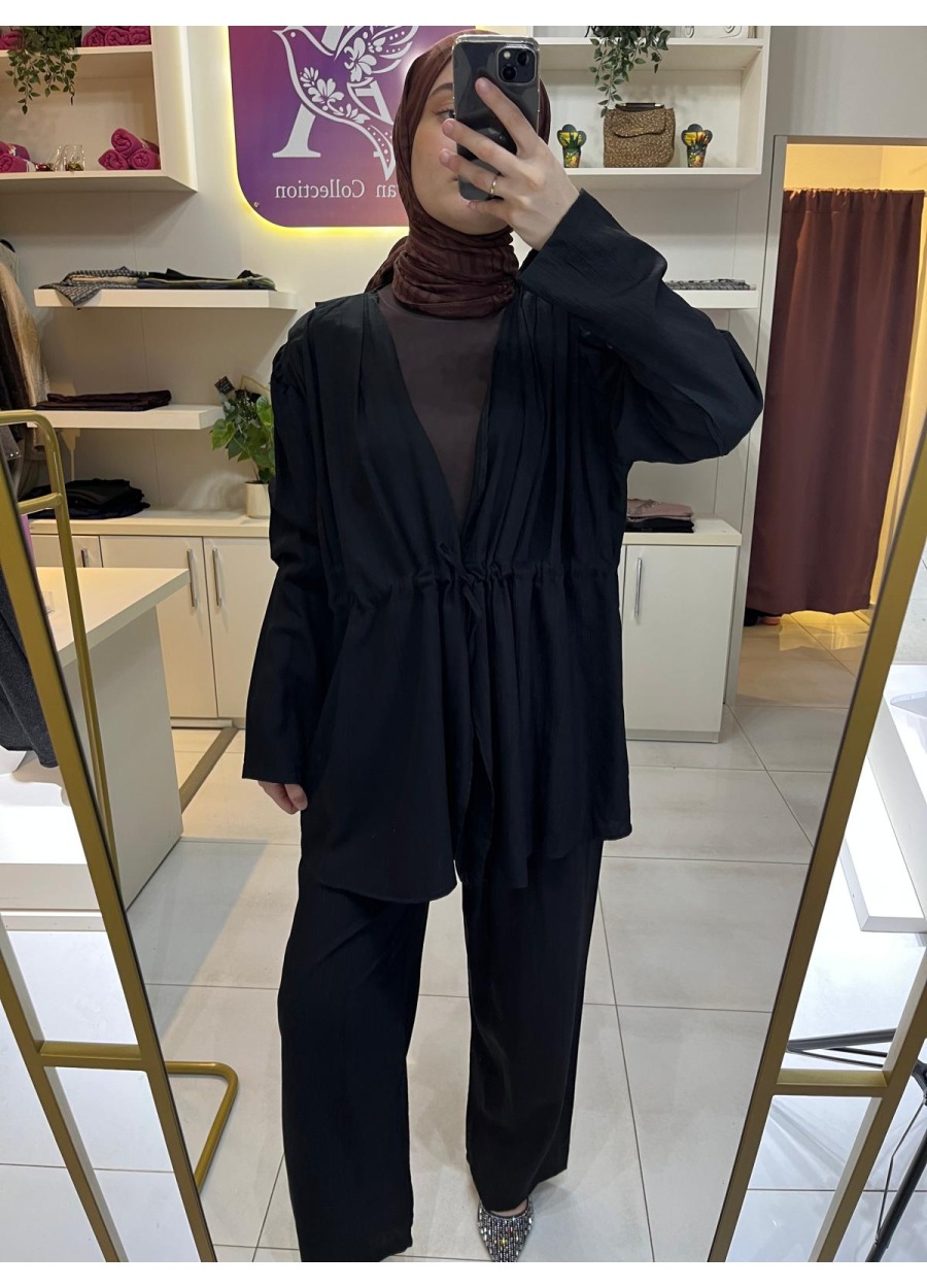 Aşiyan Kimono Pantolon Takım